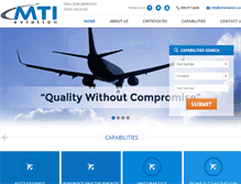 Tablet Screenshot of mtiaviation.com